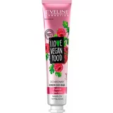 Eveline Cosmetics I Love Vegan Food hidratantna krema za ruke s mirisom maline 50 ml