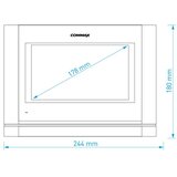 Commax CDV -704MAD bela / 40KHD -različica 17-30Vdc - | Shoptok.si