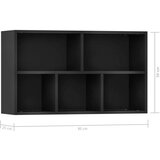 Ormarić za knjige / komoda crni 50 x 25 x 80 cm od iverice | shoptok.hr