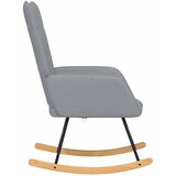  Stolica za ljuljanje od tkanine svjetlosiva | shoptok.hr