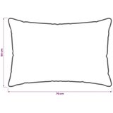  Set deka 3 kom. 200 x 220 cm Sve sezone Bambus Bijela - 200 x 220 cm 50 x 70 cm | shoptok.hr
