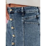 DStreet Spódnico-spodenki damskie jeansowe JANOSANNA niebieskie | shoptok.hr