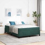  Krevetna konstrukcija Tamnozelena 140 x 190 cm tkanina | shoptok.hr