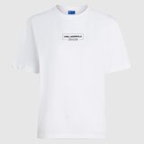Karl Lagerfeld Majice & Polo majice KLJ REG OUTLINE LOGO TEE Bela Cene