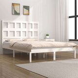  Posteljni okvir bel iz borovine 120x190 cm 4FT, (20904083) | Shoptok.si