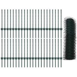  Heksagonalna ograda s stubom 100 x 0,6 m Čelik premazan PVC-om | shoptok.hr