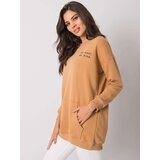 RUE PARIS Sweatshirt-RV-BL-7202.32P-camel | Shoptok.si
