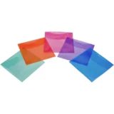 1x50 CD/DVD 51067 Protective Sleeves coloured