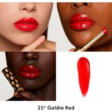 Gucci Beauty Rouge de Beauté Brillant vlažilna šminka odtenek 25* Goldie Red 1.8 g | Shoptok.si