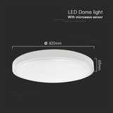  LED plafonsko svetlo za kupatilo sa senzorom LED/36W/230V 4000K IP44 belo | Eponuda.com