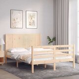  Kreveta s uzglavljem 120 x 200 cm od masivnog drva Cijene