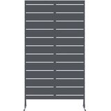  Zaslon za privatnost 100 x 50 x 180 cm Čelik Antracit | shoptok.hr