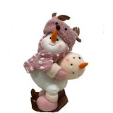  Novogodišnja figura roze medvedić 19420 | ePonuda.com