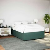  Okvir za krevet tamnozeleni 140 x 190 cm baršunasti | shoptok.hr