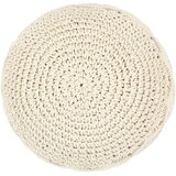  Ručno rađeni tabure s makrameom 45 x 30 cm pamučni | Eponuda.com