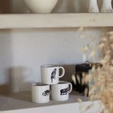 Costa Nova Črne/bež lončene skodelice v kompletu 4 ks 350 ml Elements – | Shoptok.si