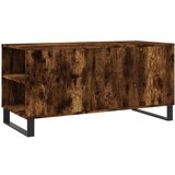 vidaXL Klubska mizica dimljeni hrast 102x44,5x50 cm inženirski les | Shoptok.si