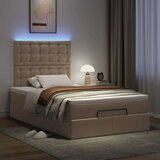  Okvir kreveta s madraca cappuccina 120x190 cm od umjetne kože | shoptok.hr