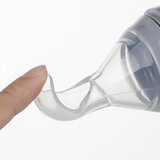 Haakaa steklenička plastična z žličko za hranjenje gray | Shoptok.si