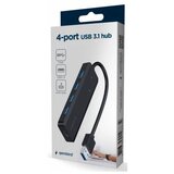 Gembird 4-port USB 3.1 (Gen.1) Hub w/Type-C Power Input Port, Black | ePonuda.com