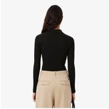 Lacoste RIBBED COLLAR SHIRT Crna | shoptok.hr