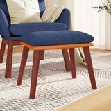  Stolček za noge moder 45x29,5x35 cm blago in umetno usnje, (20983899) | Shoptok.si