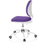 MID.YOU Mladinski Vrtljivi Stol Kid Vivo Stoff, Vijolična | Shoptok.si