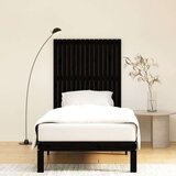  Zidno uzglavlje crni 95 5x3x110 cm od masivne borovine | shoptok.hr