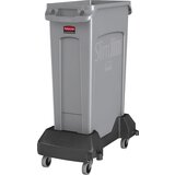Rubbermaid Koši za odpadke SLIM JIM®, komplet, z vozičkom iz umetne mase, prostornina 60 l | Shoptok.si