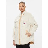 Tommy Jeans Prehodna jakna DW0DW15950 Bež Relaxed Fit | Shoptok.si
