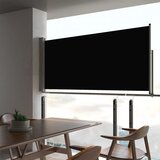 vidaXL Uvlačiva bočna tenda za terasu 60 x 300 cm crna Cijene