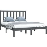  Za krevet od masivne borovine sivi 160 x 200 cm | shoptok.hr