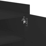  Stolić za kavu crni 100 x 50 x 50 cm od konstruiranog drva | shoptok.hr