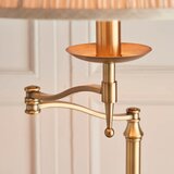 Endon 63621 - Podna lampa STANFORD 1xE27/60W/230V mesing/bež | Eponuda.com