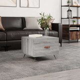 vidaXL Stolić za kavu siva boja hrasta 50x50x40 cm konstruirano drvo | shoptok.hr