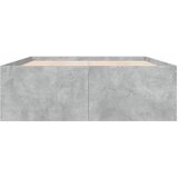  Okvir kreveta boja betona 120x190 cm od konstruiranog drva | shoptok.hr