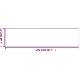  Tepih-staza s izgledom sisala platina 50 x 200 cm | shoptok.hr