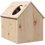 vidaXL Kućica za mačke 41x50x50 cm Puno drvo Bor Cijene