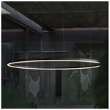 Ideal Lux led prigušiva luster na sajli oracle s LED/42W/230V 4000K prečnik 90 cm crna | Eponuda.com