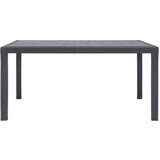  Vrtni stol smeđi 150 x 90 x 72 cm plastika s izgledom ratana | shoptok.hr