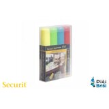 SECURIT MARKERJI s tekočo kredo JUMBO v štirih NEON barvah SMA720V4 | Shoptok.si