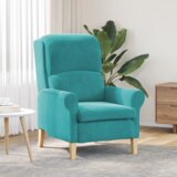  Tirkizna fotelja Tirkizna Tkanina Standard Ergonomska | shoptok.hr