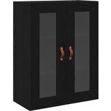  Visoki ormar s policom 2 pcs Crni hrast Konstruirano drvo | shoptok.hr
