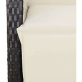  9-dijelni vrtni blagovaonski set s jastucima crni od poliratana | shoptok.hr