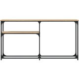  Konzolni stol boja hrasta 145 x 22 5 x 75 cm konstruirano drvo | shoptok.hr