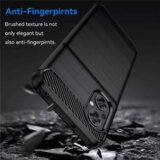 Techsuit Carbon Silicone maska za Xiaomi Poco M5 - crna | shoptok.hr