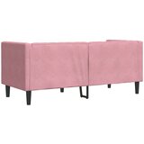  Chesterfield sofa s jastucima za 2 osobe, ružičasti baršun | Shoptok.si