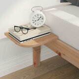  Krevetna konstrukcija s bočnim stolovima Prirodna 180 x 210 cm | shoptok.hr