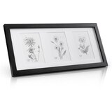 Casa Chic Moorgate, pravokotni okvir za slike, 1 okvir za 3 slike, 15 x 10 cm, nosilec, les Cene