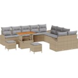  13 delni set vrtnem kavču z blazinami Bež Poli Ratan Akacija | Shoptok.si
